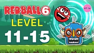 Red Ball 6 (Ball Game) Level 11-15 with BOSS | iOS, Android #redball6 #kidoogo