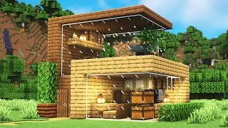 Starter Wooden Mini House - Julious - Minecraft Tutorial #318