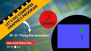 How To Create Flying Kite Animation in C Or C++ (Computer Graphics)