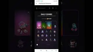 Today pixeltap pixelverse combo card #crypto #pixelverse #pixeltapdailycombo