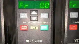 Danfoss VLT 2800 Manual Motor Run I How to run motor in manual mode in VLT 2800??