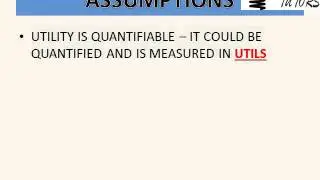 CARDINAL UTILITY THEORY