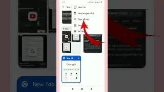 how to close chrome tabs on android