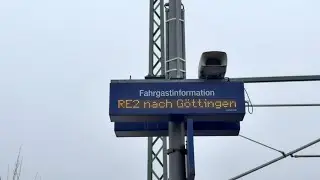 Blechelse und Heiko Grauel Ansagen zur Streckensperrung im Bereich Elze(Han)