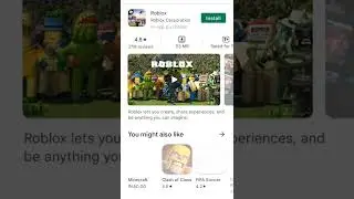 How to Download Roblox in Mobile #roblox #shorts #freefire #gaming #games #newupdateinrobloxbedwars