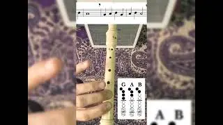 INITIAL LESSON 07 Musical Reading NOTES G, A, B Attack Reinforcement - RECORDER