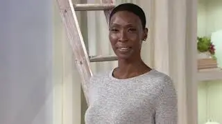 Cuddl Duds SoftKnit Ruffled Hem Crew Top & Pant Pajama Set on QVC