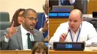 🔥Puerto Rican Representative STOPS Cuban Castroites at the UN