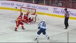 Jacob Markstrom Incredible Windmill Save on Mark Scheifele