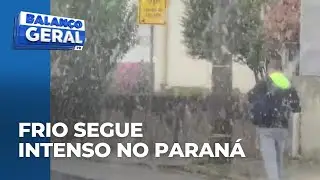 Frio no Paran&aacute;: durante a semana, o estado registra os dias mais frios do ano