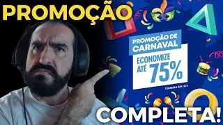 PROMOÇÃO DE CARNAVAL NA PSN +2470 itens para PS4 e PS5 com desconto na LOUCURA DAS OFERTAS DA PSN!