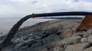 SHALLOW WATER DREDGING [Ultratrex Amphibious Dredger]