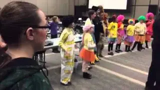 Sky's the Limit Productions warm-up for the Wiz