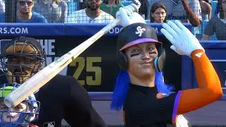 Lady Giants Franchise Game 72: Katherine O'Houlihan Goes Oppo Taco For 1st Dinger! (MLB The Show 25)