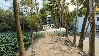 POV Bike Ride in the Rural Area of Bangladesh