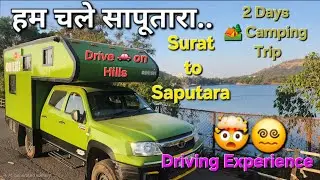 Full 🚗 drive to Saputara Hills ⛰️ by Our LuxuryCaravan |Tata Yodha 4x4 | Kaisi rahi pahado ki drive 
