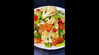 Asian food show 炒花菜