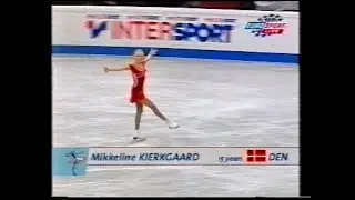 Mikkeline Kierkgaard DEN - 2000 European Figure Skating Championships Short Program