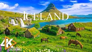 Iceland 4K | Peaceful Nordic Landscapes, Waterfalls & Fairytale Rural Scenery