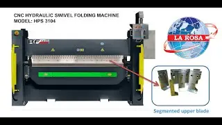 CNC HYDRAULIC SWIVEL FOLDING MACHINE - HPS 3104