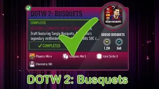 PACYBITS 20 - Weekly Objectives/ DOTW 2 - Busquets