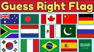 Guess Right Flag 🌍🚩 | Country Flag Quiz for Kids | Fun GK Game @YuviSharmaQuiz_tv25 
