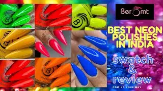 Best Neon Polishes You Can buy In India | Beromt Neon Collection | Summer Nail Polishes
