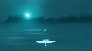 FILMORAMA Slow Motion Background Water Drops in the Lake   Gouttes d&rsquo;eau dans le lac HD