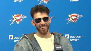 Chet Holmgren PostGame Interview | Phoenix Suns vs Oklahoma City Thunder