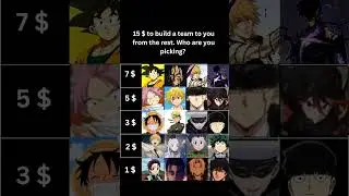 Who are you picking? #anime  #animecharacter
