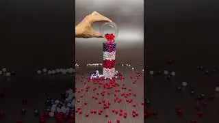🦊 Visual Therapy Reverse Beads ASMR | Mesmerizing Flow #asmr #visualtherapy #satisfying