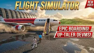 Airplane Simulator iOS Gameplay ✈ Passenger Checking, Boarding, Takeoff & Landing | Flight Simulator