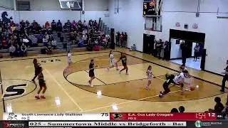 SLS Lady Stallions vs EA Cox - MS Basketball - 1/8/26