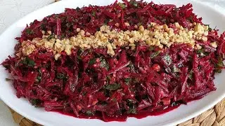 HEM ŞİFA DEPOSU HEM &Ccedil;OK LEZZETLİ KIRMIZI PANCAR SALATASI 😋 FAVORİ SALATANIZ OLACAK 💯