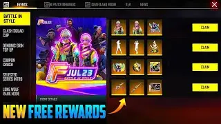 Battle In Style Free Rewards In Free Fire | Free Emote And Bundle