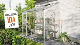Aufbauvideo Ida 3300 Gewächshaus