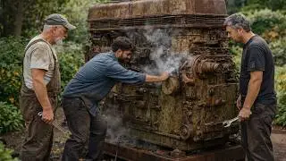 Historic Vintage Engines Compilation | 100-Year-Old Mechanical Power Running