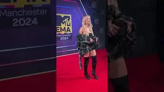Chloe Kelly makes her mark on the MTV EMAs red carpet! 🪩⚽