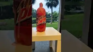 Mountain Dew Code Red Cherry Flavored VS Mentos #drink #mtndew #mentos
