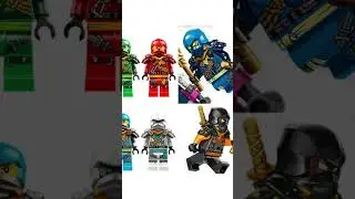 ВСЕ костюмы ниндзя из Dragons Rising! #lego #ninjago