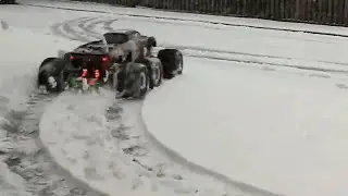 X-Maxx 6x6 MTXL in SNOW trailer | HD | Deutsch / German