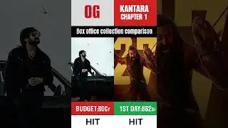 og vs Kantara I box office clash with Budget and collection #ogb #kantara