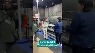 OSHIMA AI Fabric Inspection Machine | GTF 2024 Thailand เครื่องตรวจผ้า