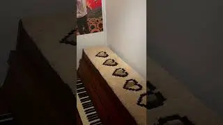 Custom piano rug for my brother. 🎹💫 #pianorug #rugs #tufting
