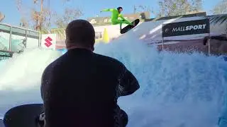 Eric Silverman - Santiago, Chile La Ola Mall Sport 2023 flowrider barrel Surf Machine Pool Wave loch