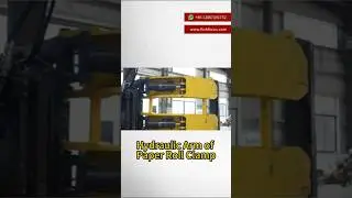 ffortless Handling: Hydraulic Arm Meets Paper Roll Clamp!!
