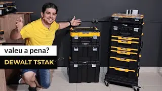 Maletas e Carrinhos Dewalt TStak na Marcenaria. A experiência com elas que ninguém te contou!