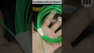 Mountain Dew Bottle = FREE 3D Printer Filament?! 🤯DIY project #mountaindew  #3dprinting #machine