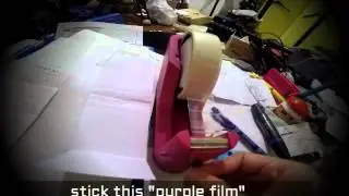 Reading Faded Receipts using DIY Black light
