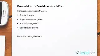 Zusammenfassung Personaleinsatz/-entwicklung - Geschäftsprozesse (Kaufmann im Einzelhandel)
